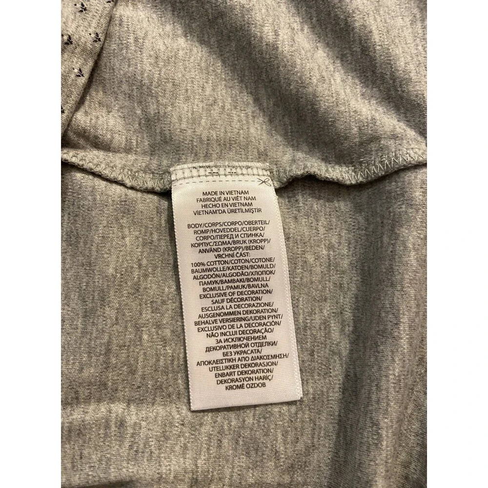 Polo Ralph Lauren Polo Shirt Mens Medium Long Sleeve Slim Fit Gray Flash PONY